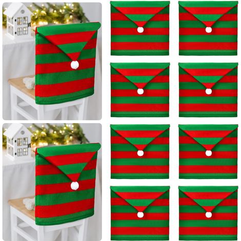Set de 6 nœuds de Noël en velours vert/or pour décorations de sapin de Noël, couronnes de porte, guirlandes, ornements de nœud, pour emballage cadeau, mariage, maison, décor de fête de Noël. (1/4)