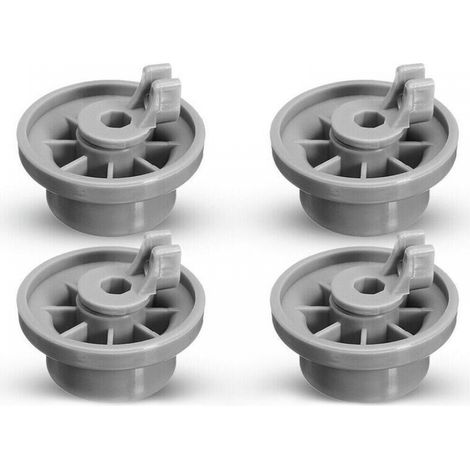 Lot de 4 roulettes pour panier inférieur de lave-vaisselle, roulettes pour panier de lave-vaisselle, roulettes pour lave-vaisselle pour Siemens, Bosch 165314 (1/5)
