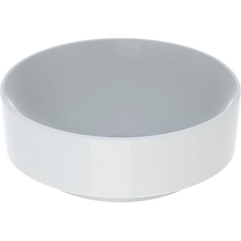 Geberit VariForm Lavabo à poser rond, 400mm, sans trou de coulée, (1/4)