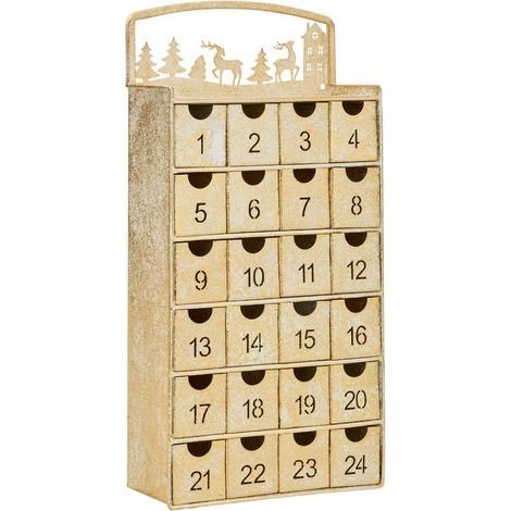 CALENDARIO ORO METAL H50 - Feeric lights & christmas (1/3)