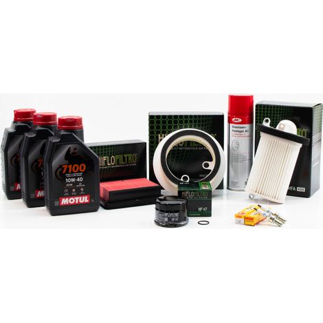 Kit Entretien Révision pour YAMAHA XP 500 TMAX de 2008 à 2011 - Huile MOTUL 7100 10w40 3L