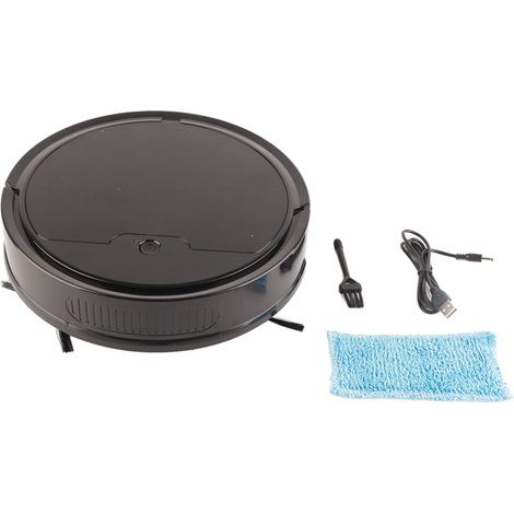 Ortviai Robot Aspirateur Intelligent avec App, 9 W, Batterie Intégrée 3,7 V, Bac à Poussière 400 ml, pour Balayage et Nettoyage Humide