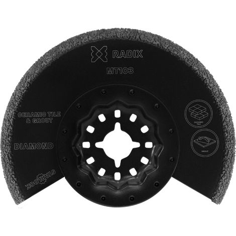 Lame de scie multitool diamant - Radix - 90 mm