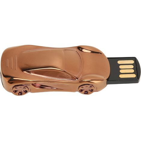 Sportlicher 64-GB-USB-Stick im Auto-Design, Mini-Metall-USB-Stick für Fahrzeuge, tragbar, USB 2.0, Plug-and-Play