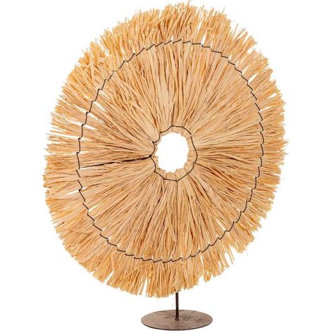 Figura decoración de fibra natural marrón 45x02x50 (1/5)