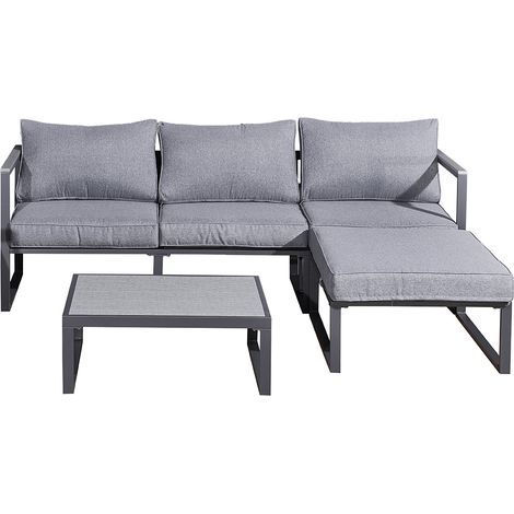 Set di mobili da giardino a 3 posti Sevilla Grey
