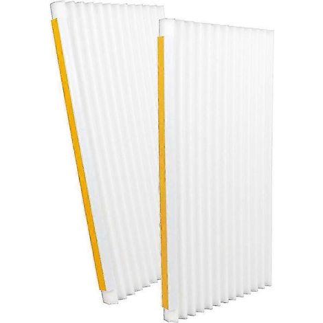 Ensemble de panneaux isolants en mousse pour climatiseur de fenêtre (2 pièces) : 43 cm de haut x 23 cm de large x 2,2 cm de profondeur (1/5)