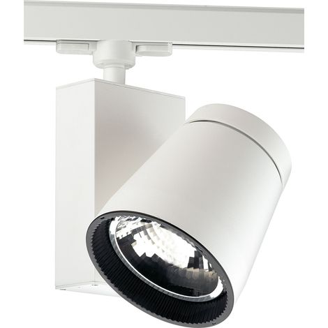 Projecteur rail tilt FLORIDA G8.5 70W 45º Blanc