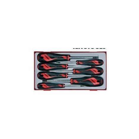 Set di cacciaviti Teng Tools bicolore ergonomico 7 pezzi (1/2)