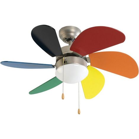 FM ventilador techo 80 cm luz vt90 junior , Ventilador techo 80 cm luz VT90 juniorTamaño asapas: 80 cm3 velocidadesGiro invertidoRPM 240/185/130Luz E14Poten