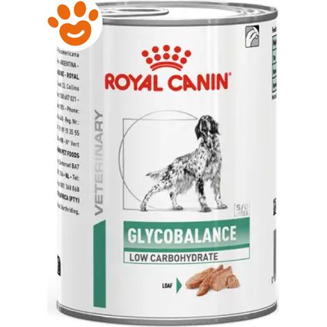 Royal Canin Dog Veterinary Diet Diabetic Special Glycobalance Low Carbohydrate - Lattina 410 Gr - Cibo Umido Cani