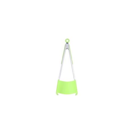 Multifunktionale Silikon-Brotzange, Mini-Multifunktions-Küchenzange, Schaberzange, hitzebeständiges Werkzeug (grün (30 cm)) - Crezuo