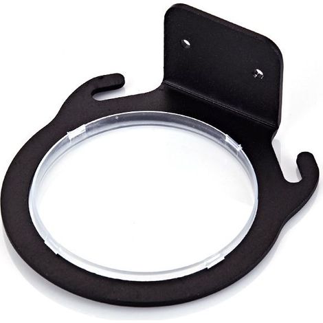 Support mural pour sèche-cheveux Black space Support mural pour sèche-cheveux Support mural pour sèche-cheveux en aluminium (sans vis) pour salle de bains Diamètre intérieur 7,5 cm (1/5)