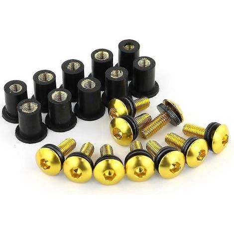 Kit de déflecteur de pare-brise M516 pour Honda CBF1000, ST1100, ST1300, CTX1300, GL1800, Goldwing, Grom, MSX125, NC700S, NC750S, NC700X, NC750X - Or (1/5)