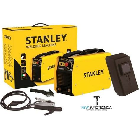 Saldatrice inverter ad elettrodo 130 amp  stanley wd130ic1 inverter + accessori