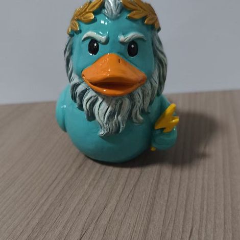 Décoration de bureau Canard en colère amusant - Un nouveau produit original et tendance pour les exportateurs - Ornement Canard Zeus bleu -