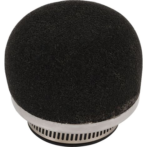 Angled mushroom head air filter, 42 mm inlet diameter, black sponge, 68 mm overall height, 74 mm diameter, modified universal air filter for motorcycles.--BIEMMEDUE (1/5)
