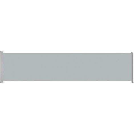 Toldo lateral retráctil para terraza 140 x 600 cm gris 020007265 (1/5)