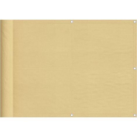 Écran de balcon,Brise Vue de terrasse,Toile de Balcon sable 75x300 cm 100% polyester oxford CFW808662 (1/5)
