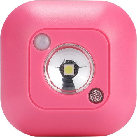 Lampe De Nuit Led - Capteur De Mouvement Et Lumière - 0.2W Pour Placard Couloir Chambre - Rouge (1/5)