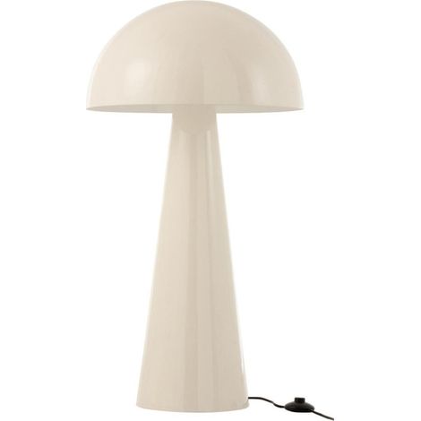 Lampadaire "Champignon Brillant" 99cm Blanc (1/4)