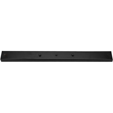 Support de Plafonnier Rectangulaire Noir pour Montage DIY de Suspension