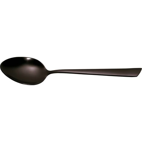 Jean Dubost - Cuillère de table monobloc Delta black inox (lot de 6) (1/2)