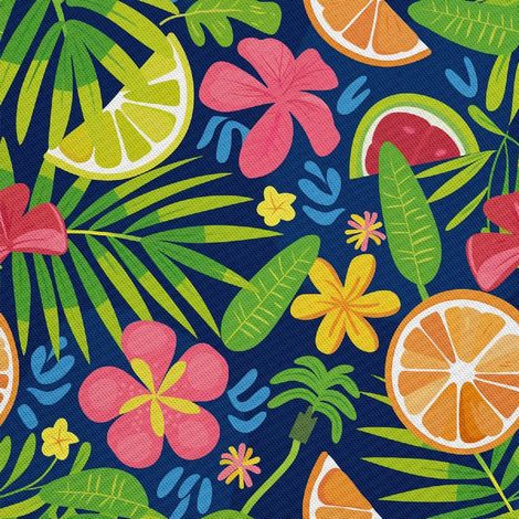 TISSUS DÉCORATIFS D'EXTÉRIEUR OXFORD - motif été DX9031 (1/5)