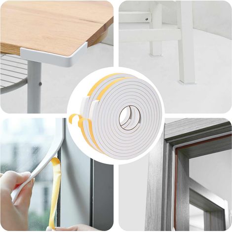 Cinta de espuma autoadhesiva 2 pcs 20mm x 5m Espuma CR (1/5)