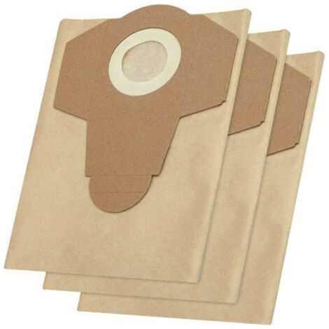 Sacs à poussière pour aspirateur eau et poussière Einhell TC-VC 1812S 1812/1S 18/15, TE-VC 18/10, BT-VC 1250S, 20 L (1/5)