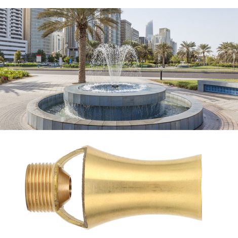 Tête d'arrosage ajustable pour fontaine en cèdre, filetage femelle G1/2 et mâle G3/4, pour bassin et jets d'eau (1/5)