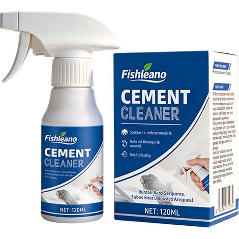 FISHLEANO Cement Cleaner – Powerfully dissolves cement deposits and removes residues from tiled floors and during renovations (1/5)