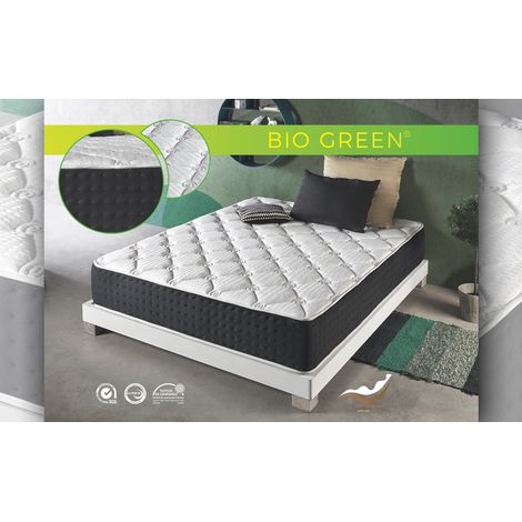 SIMPUR RELAXColchon visco bio green® 90x190 cm Gran confort  30 cm grosor  Terapia natural relax  Firmeza y adaptabilidad  Libre de sustancias nocivas  100% Hipoalergenico.