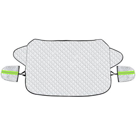 Pair Auto-Windschutzscheibenabdeckung, Winter-Windschutzscheibenschutz, universeller magnetischer Windschutzscheibenschutz, faltbare Abdeckung für Autoplane, Anti-Frost, Schnee, UV, Staub, Regen ( (1/5)