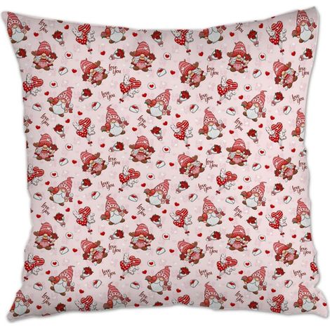 Housse de coussin 45x45 cm en polyester maison douce confortable pour mariage la saint-valentin (1/5)