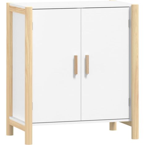Buffet credenza cassettiera mobile contenitore organizer cucina soggiorno soggiorno 62 x 38 x 70 cm derivati del legno bianco 020030378