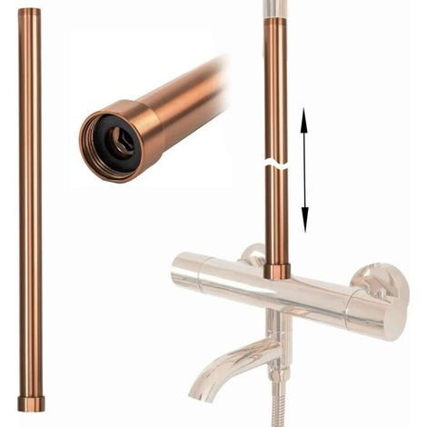 Profilé De Chute Latéral Pour Receveur De Douche Rea Brush Copper 120 Cm Right