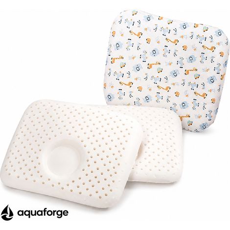 Almofada Cervical Ergonómica Látex Hipoalergénica Respirável 35 x 27 x 5 cm (1/5)