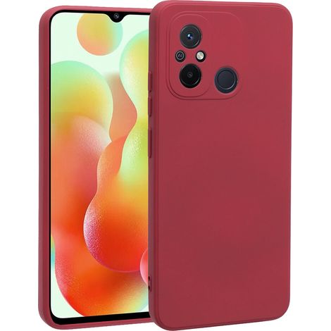 Coque pour Xiaomi Redmi 12C, Silicone Lite, rouge (1/5)