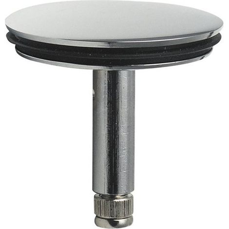 Sapho Silfra Pièces de rechange - Bouchon de rechange en laiton pour les garnitures de vidage de baignoire, 42 mm, chrome RI00551 (1/2)