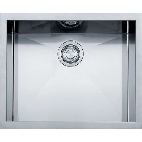Franke PPX 110-52. Tipo di lavello: Lavello sottopiano, Forma del lavandino: Rettangolare, Materiale del lavandino: Acciaio inox. Larghezza: 560 mm, Profondità: 450 mm, La... - PPX11052 - 122.0203.471 (1/4)