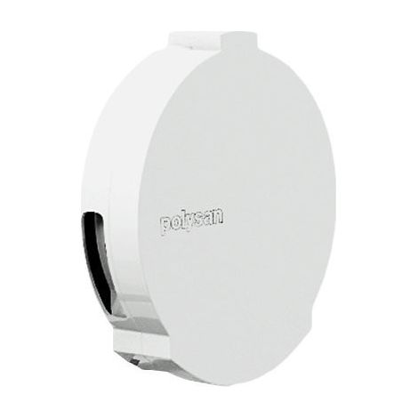Poignée de commande pour déchets de bain avec trop-plein, blanc (1/2)