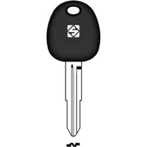 2 x SILCA HYN12TE CHIAVE TRANSPONDER VUOTA OTTONE