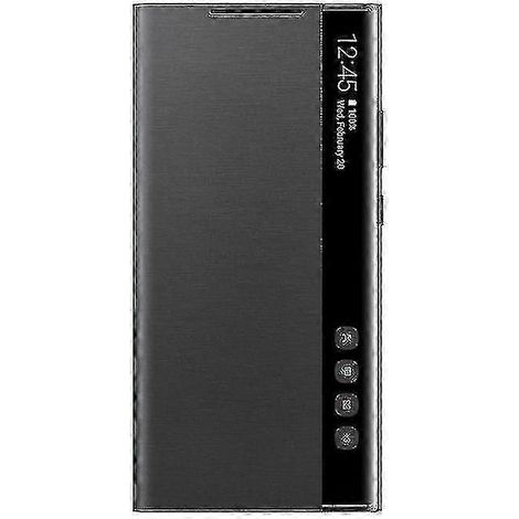 Étui à rabat compatible avec Samsung Mirror Smart View - Écran Samsung S-View, étui S-View, compatible avec Galaxy Note 20/Note20 Ultra 5G, étui de protection noir (1/5)