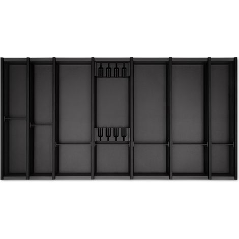 Cuisio Besteckeinsatz 1000 mm Transluzent-anthrazit für Blum Legrabox 473 mm (1/5)