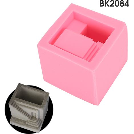 Moule en silicone pour décoration de maison 3D, moule en silicone pour savon liquide fait main, moule en silicone pour béton de maison/villa à faire soi-même BK2084 (1/3)