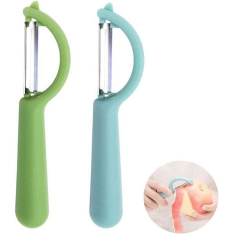 2 Pcs Éplucheur, Éplucheur Légumes Fruits, Ensemble Éplucheur, Econome Legumes, ÉPlucheur De LéGumes Pour Cuisine, Éplucheur Pomme. (1/4)