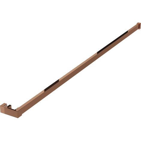 Mexen barra para toallas para mampara de ducha, oro rosa - 800-06-60 (1/4)