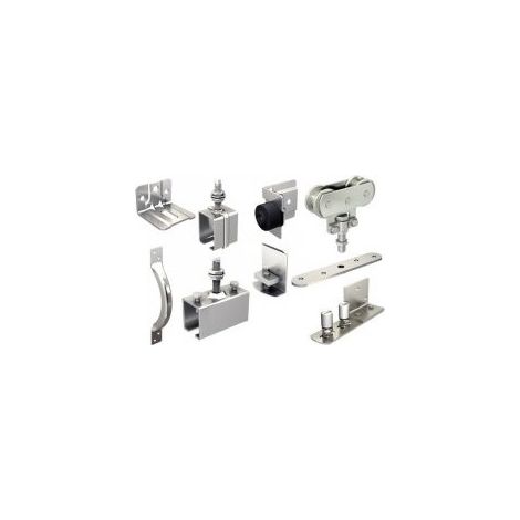 Garniture pour porte coulissante suspendue 5040GVU SPORTUB 150KG - Longueur : 4 m - Profil U : Non - MANTION