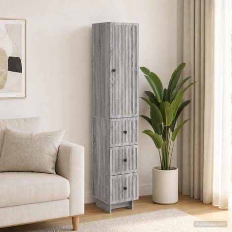 vidaXL Schrankset 2 pcs 33 x 34,5 x 90 cm Holzwerkstoff (1/5)
